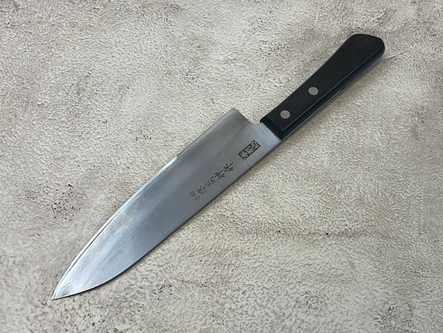 Vintage Japanese Santoku Knife 170mm Made in Japan 🇯🇵 786 - Image 6