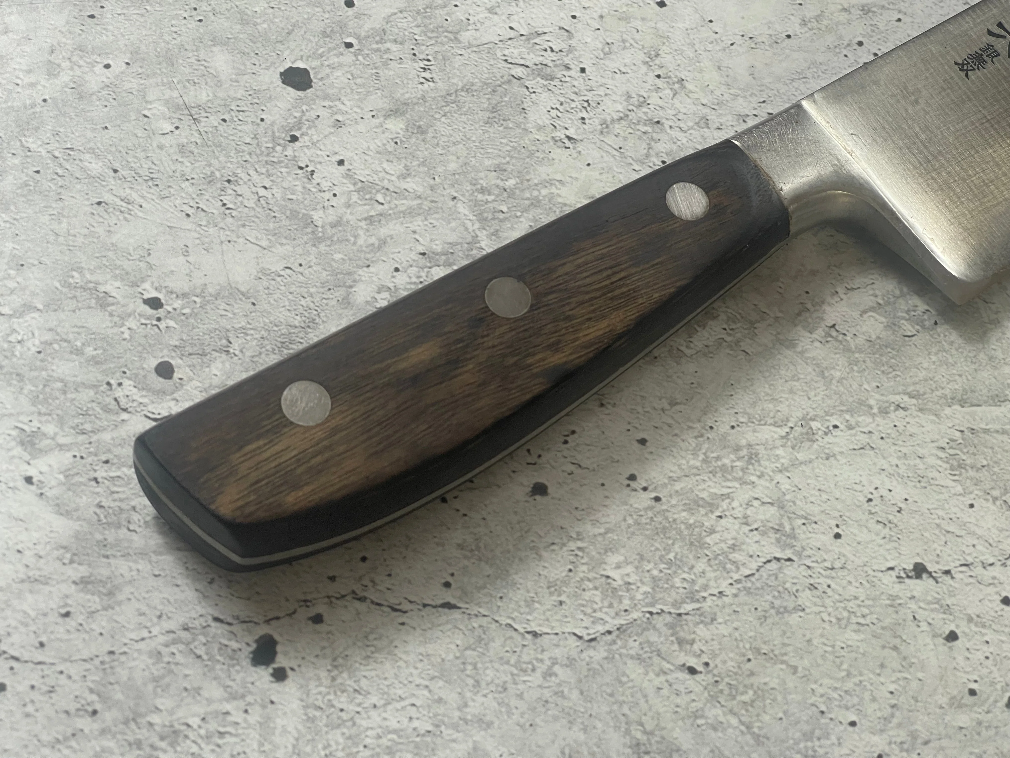 Vintage Japanese Santoku Knife 180mm Made in Japan 🇯🇵 1570 - Image 5