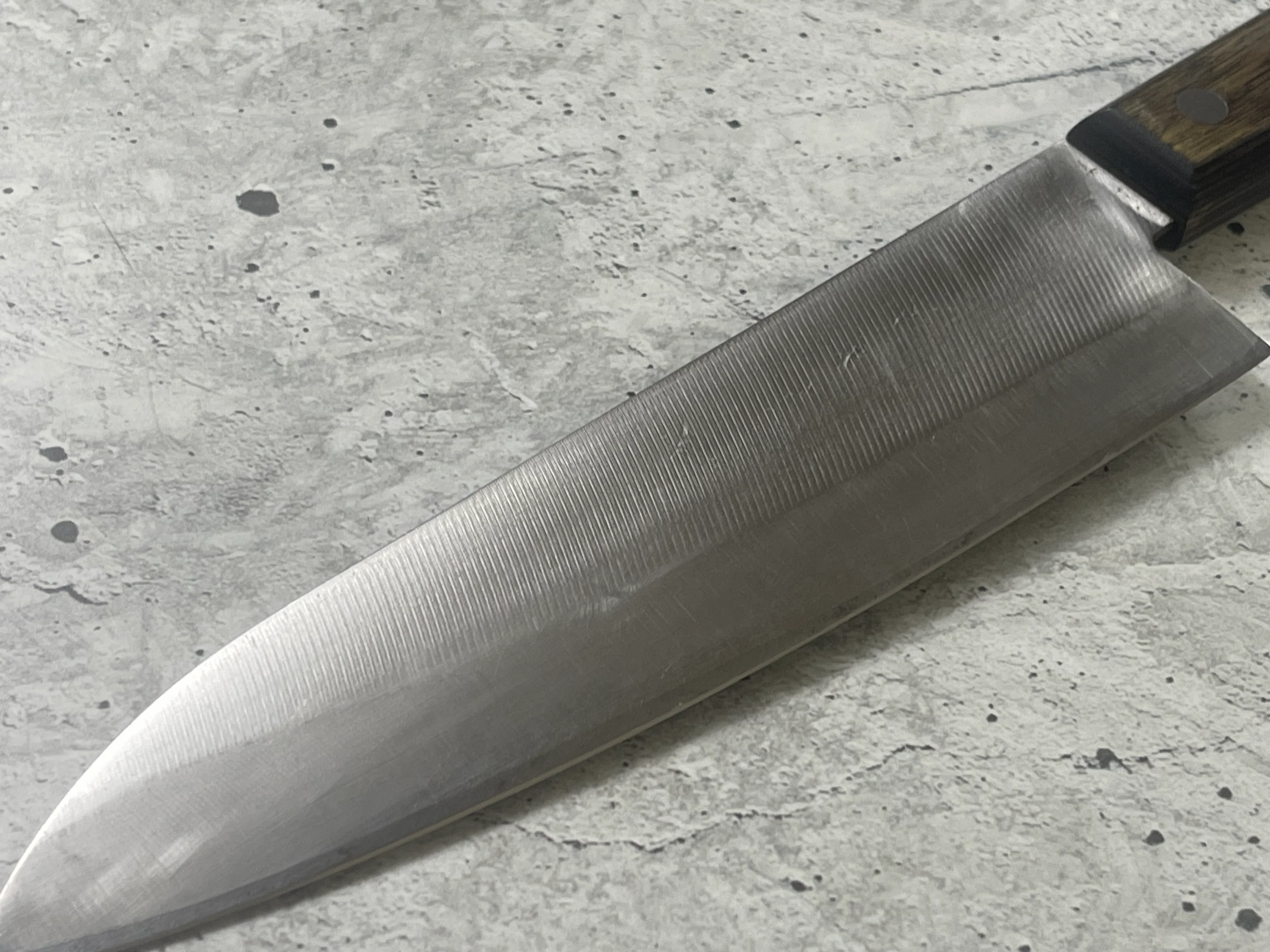 Vintage Japanese Santoku Knife 180mm Made in Japan 🇯🇵 1571 - Image 10
