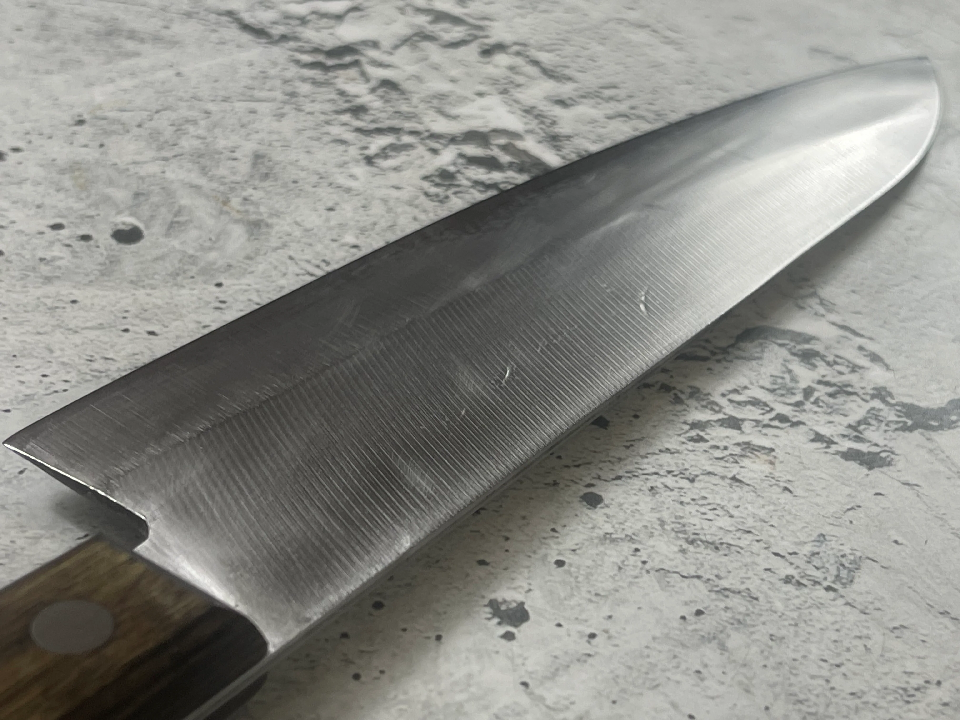 Vintage Japanese Santoku Knife 180mm Made in Japan 🇯🇵 1571 - Image 12