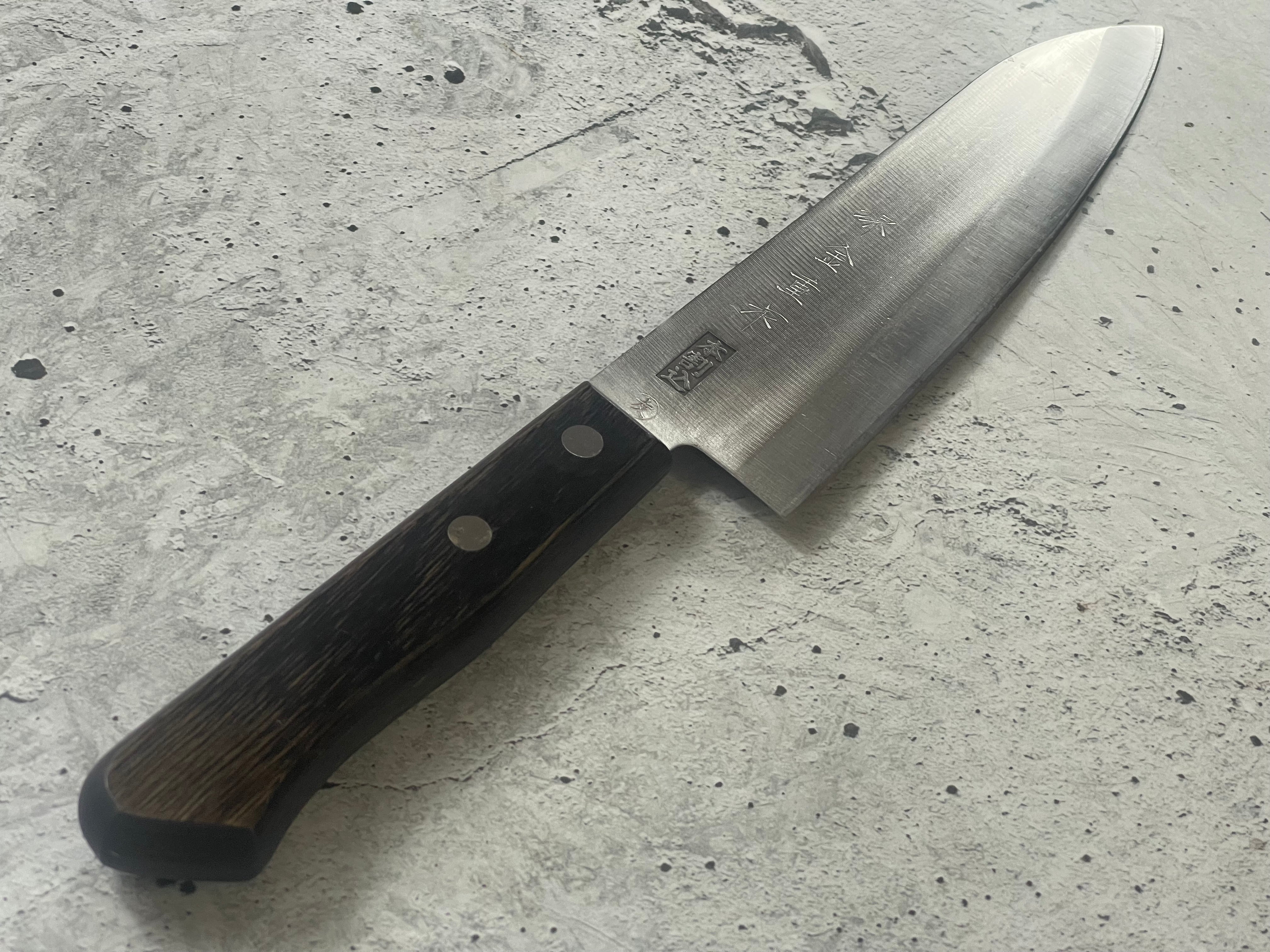 Vintage Japanese Santoku Knife 180mm Made in Japan 🇯🇵 1571 - Image 2