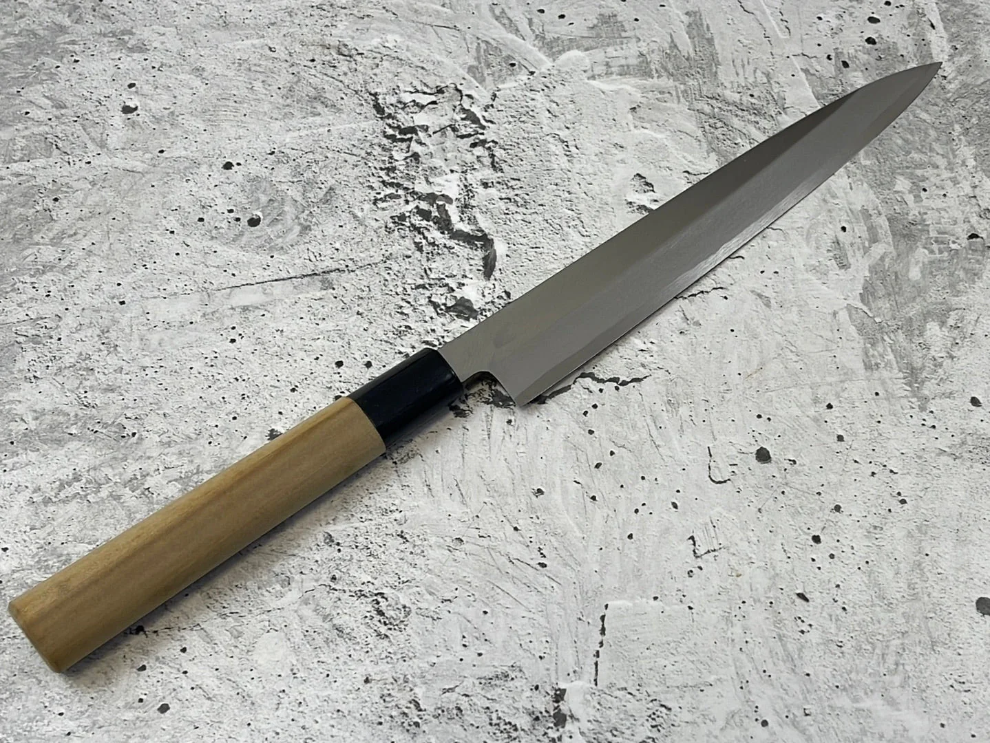 Vintage Japanese Yanagiba Knife 200mm Made in Japan  🇯🇵 Carbon Steel 845