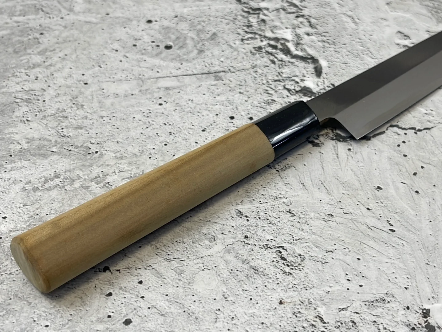 Vintage Japanese Yanagiba Knife 200mm Made in Japan  🇯🇵 Carbon Steel 845 - Image 3