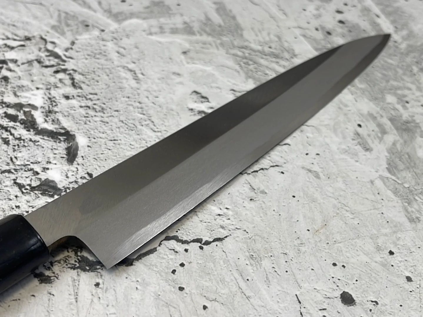 Vintage Japanese Yanagiba Knife 200mm Made in Japan  🇯🇵 Carbon Steel 845 - Image 4
