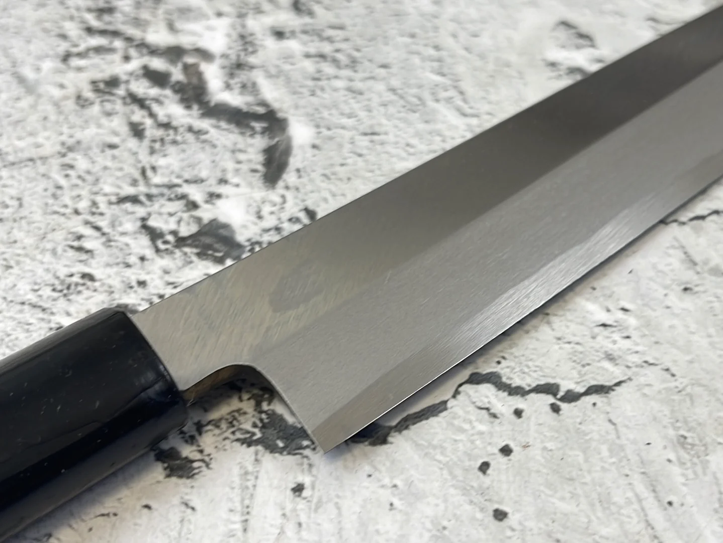 Vintage Japanese Yanagiba Knife 200mm Made in Japan  🇯🇵 Carbon Steel 845 - Image 5