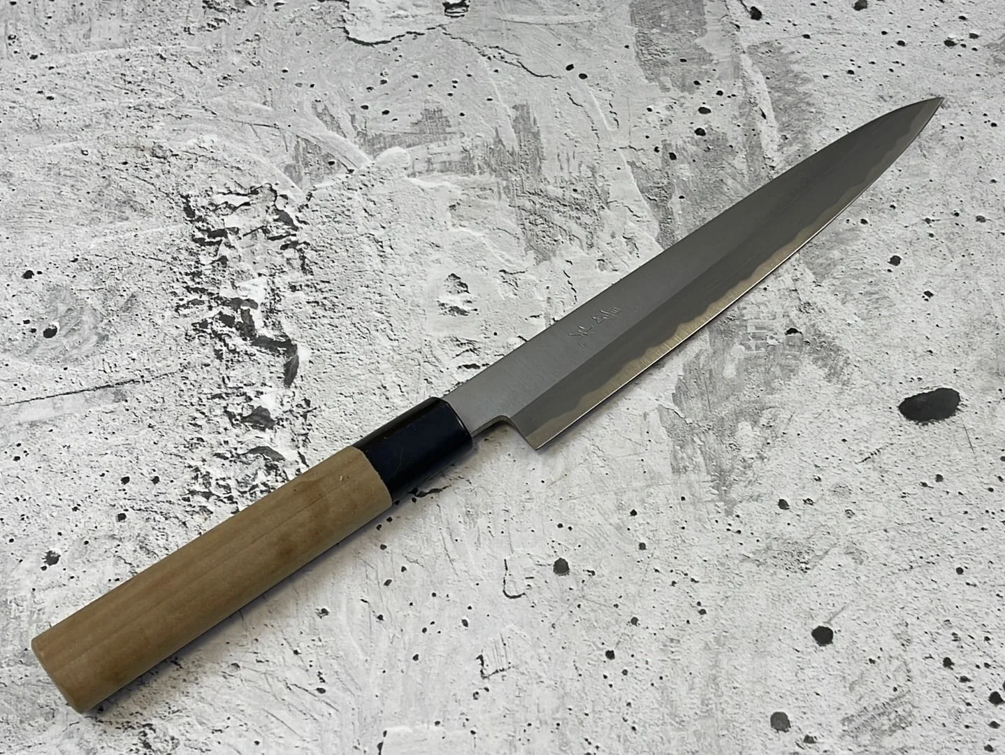 Vintage Japanese Yanagiba Knife 200mm Made in Japan 🇯🇵 Carbon Steel 846