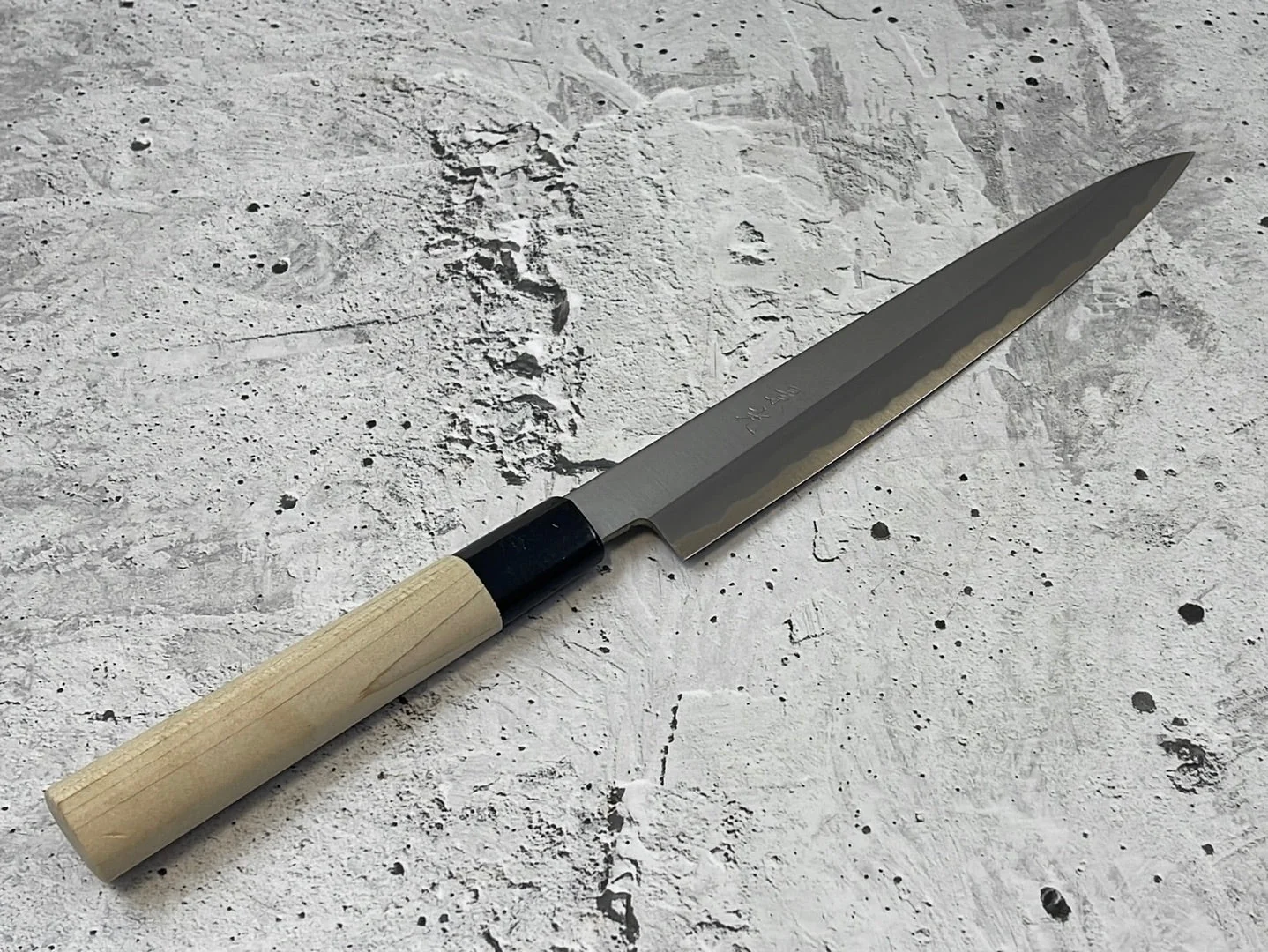 Vintage Japanese Yanagiba Knife 200mm Made in Japan 🇯🇵 Carbon Steel 847
