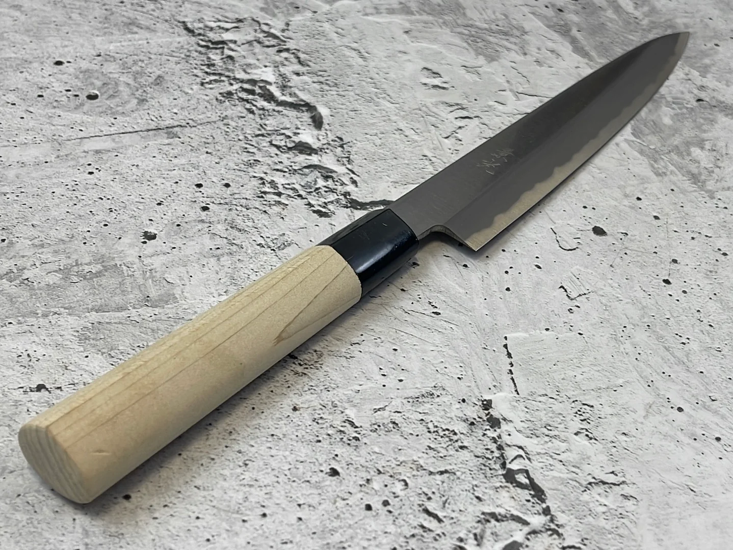 Vintage Japanese Yanagiba Knife 200mm Made in Japan 🇯🇵 Carbon Steel 847 - Image 2
