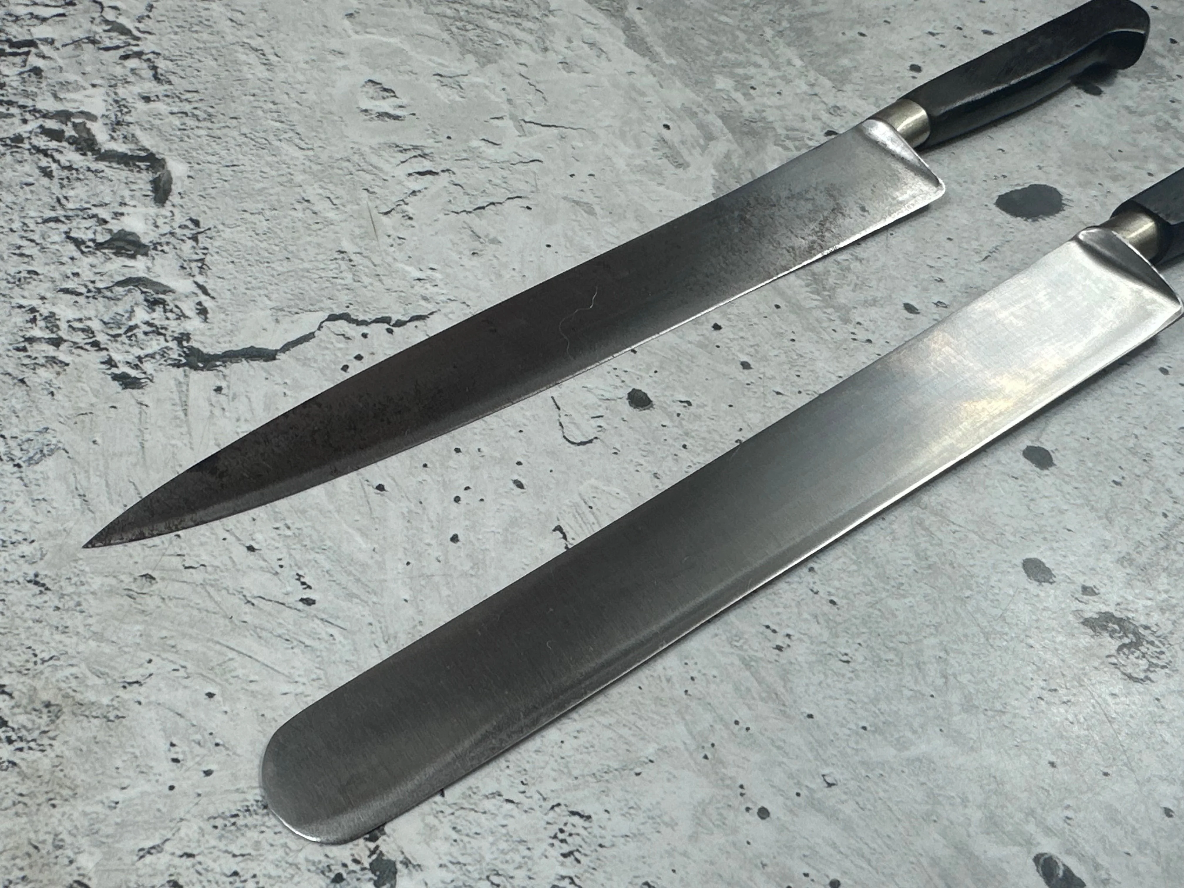 Vintage Nogent Knife Set 2x Carbon Steel France 2043 - Image 3