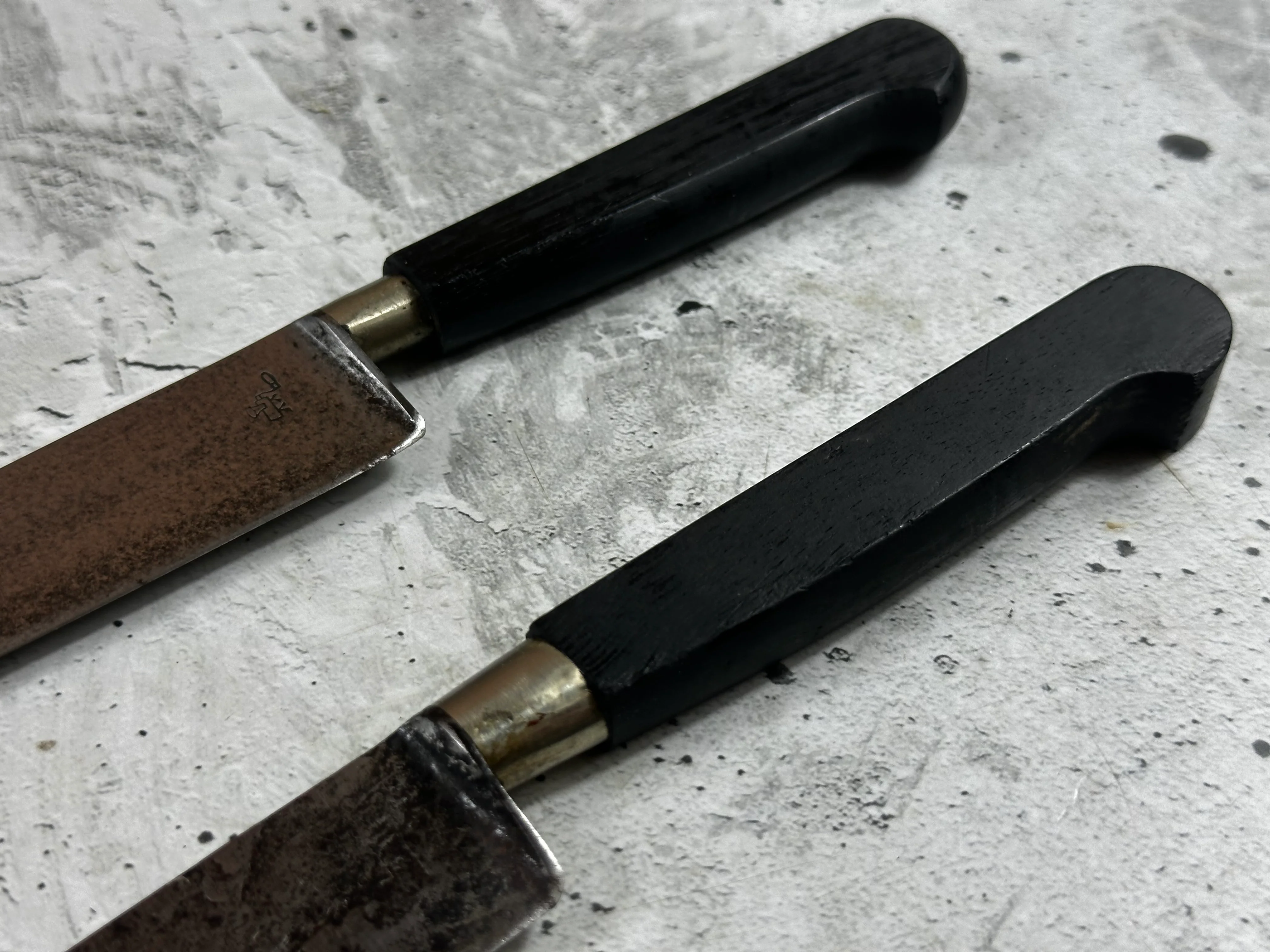 Vintage Nogent Knife Set 2x Carbon Steel Made in France 2044 - Image 4