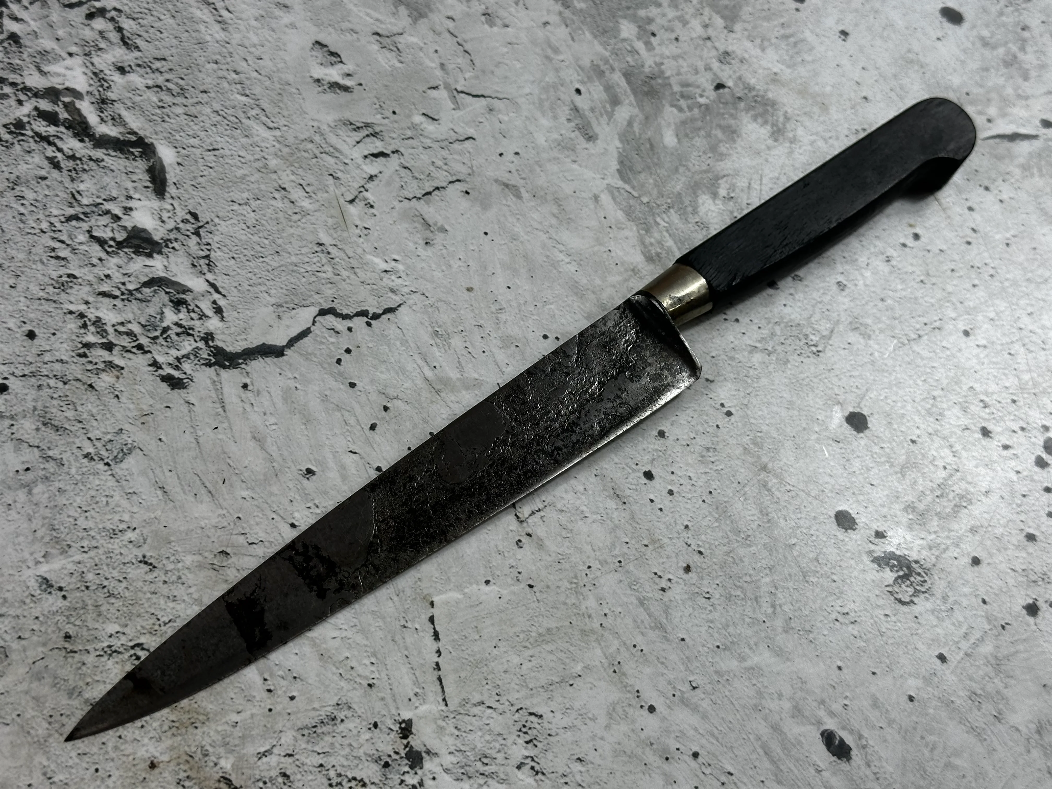 Vintage Nogent Knife Set 2x Carbon Steel Made in France 2044 - Image 7