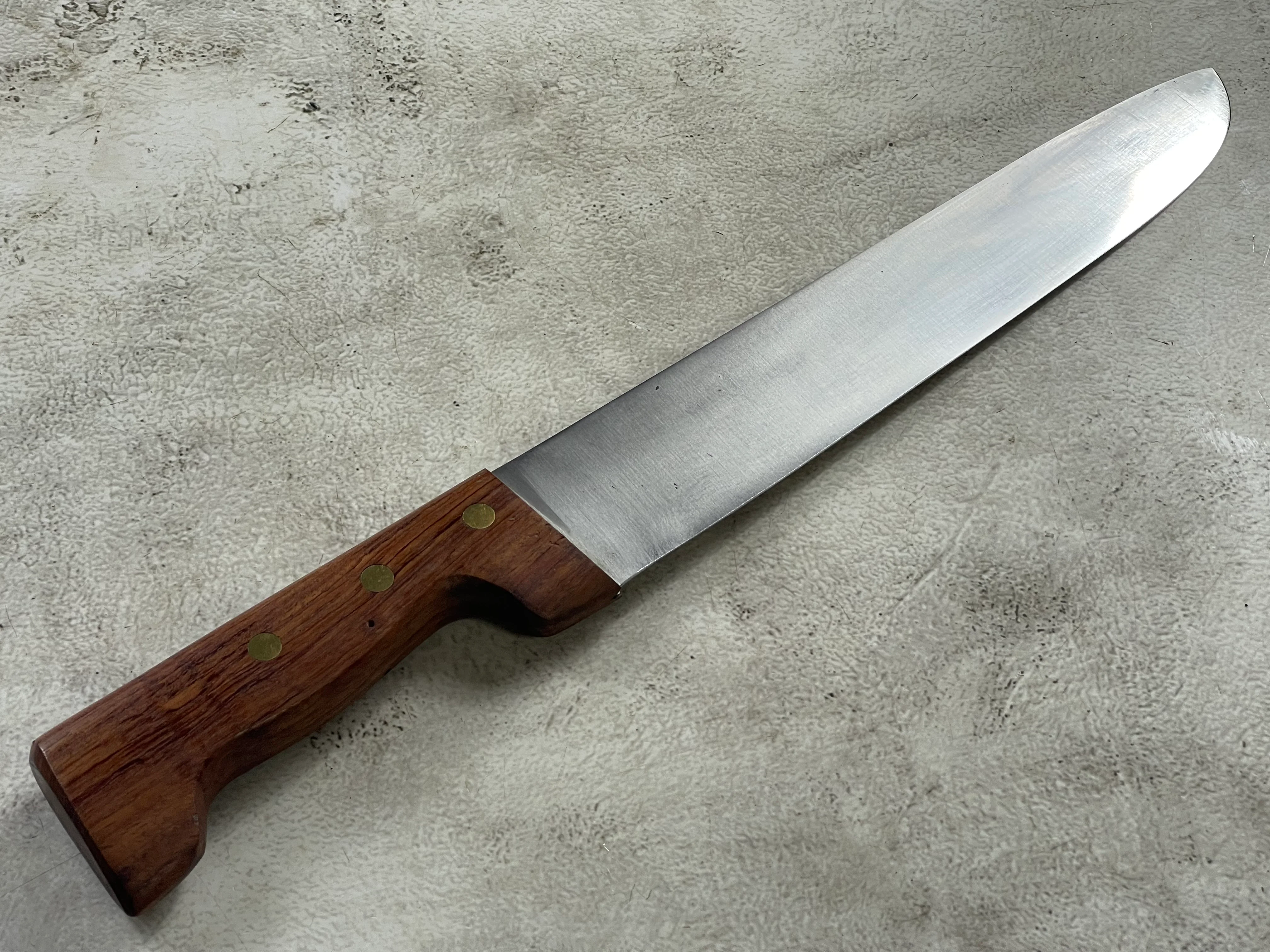 Vintage Sabatier Lion Nogent Butcher 280mm Knife Stainless Steel Made in France 🇫🇷 1945 - Image 10