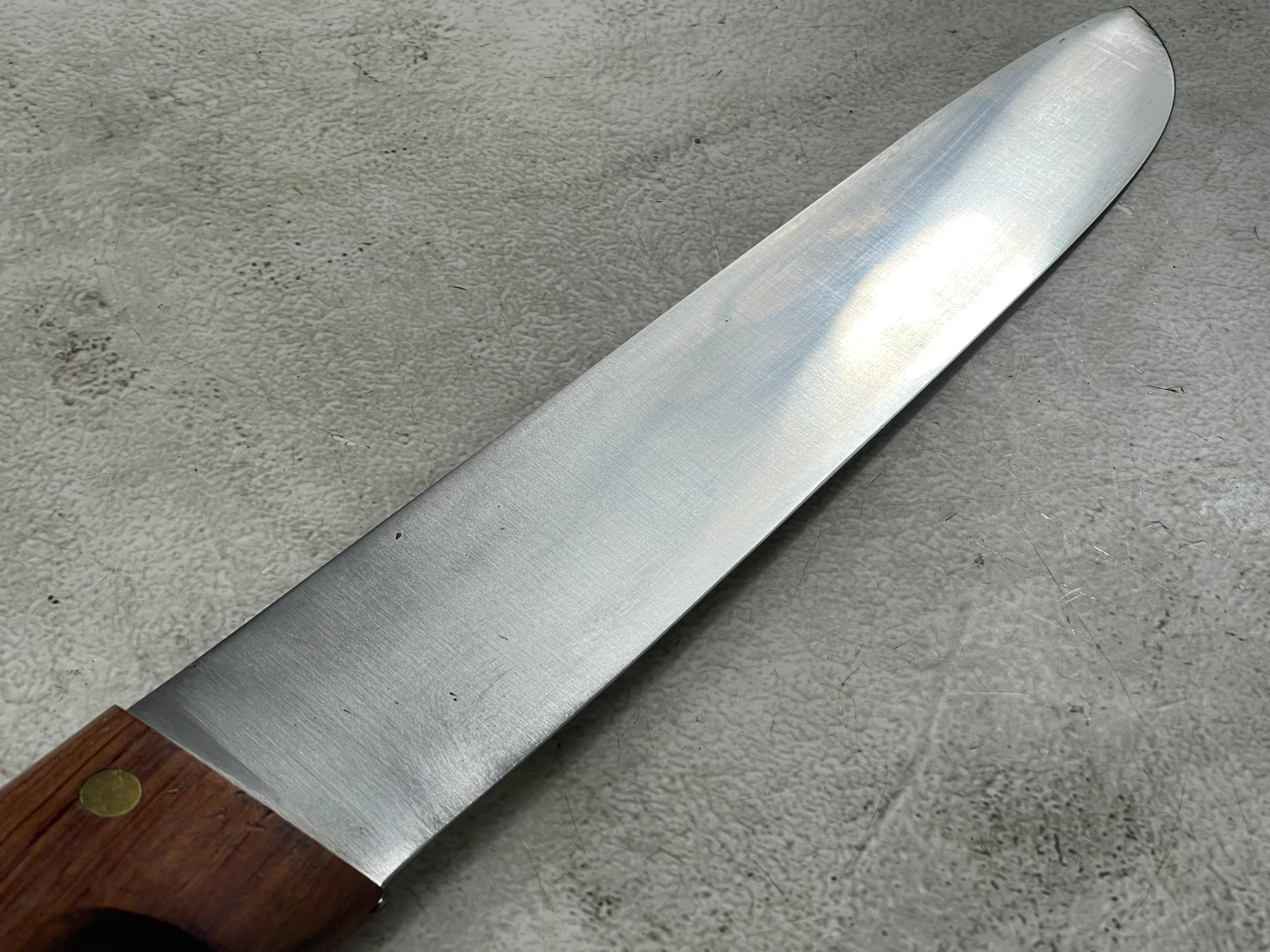 Vintage Sabatier Lion Nogent Butcher 280mm Knife Stainless Steel Made in France 🇫🇷 1945 - Image 14