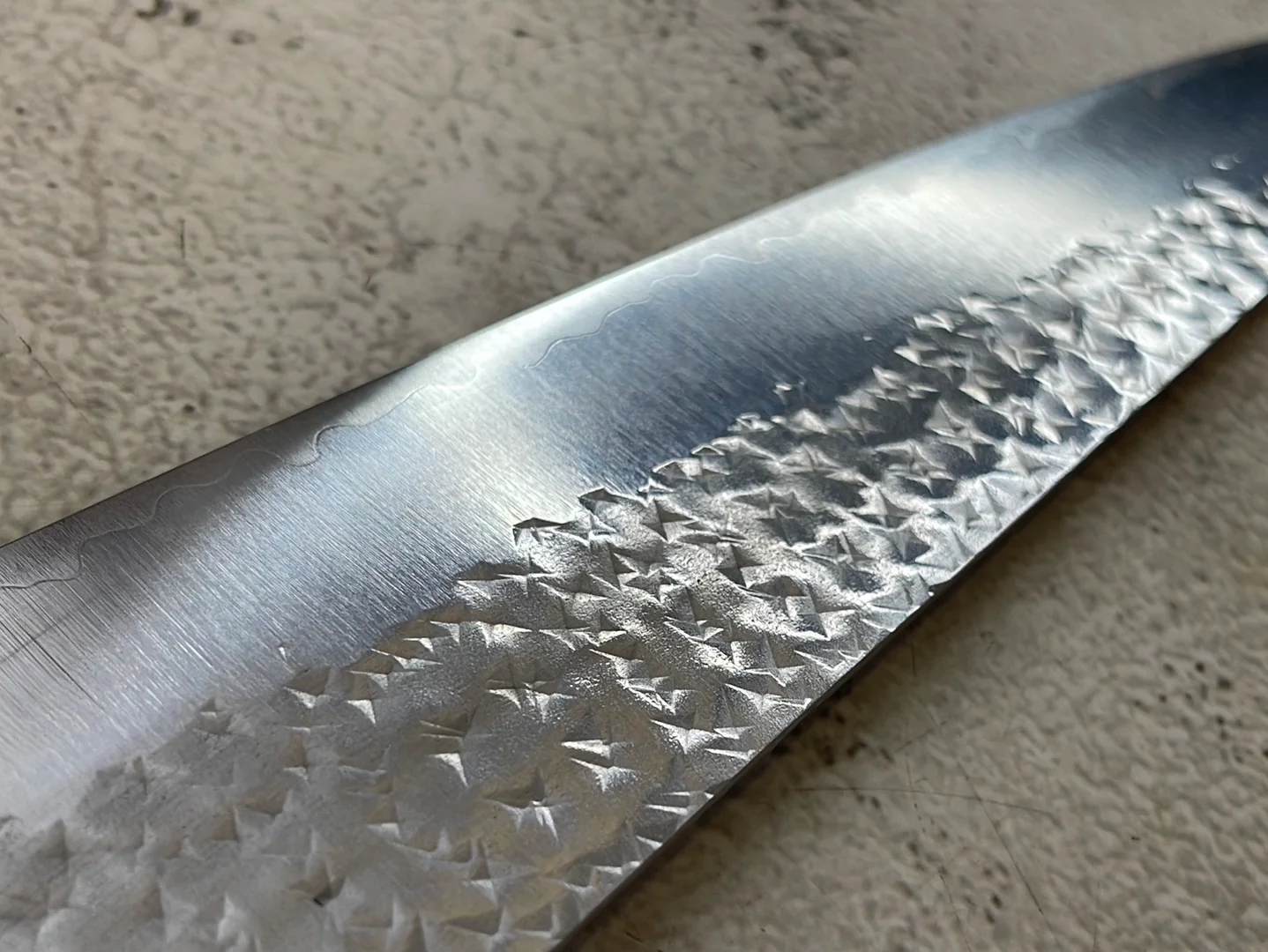 Yu Kurosaki R2(SG2) Hammered SENKO-EI WA RS8H Japanese Gyuto 210mm with Brown-Ring Octagonal Handle - Image 18