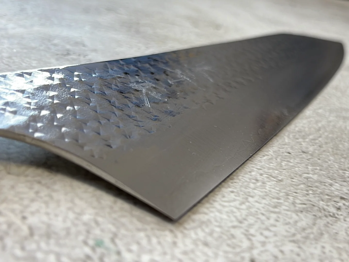 Yu Kurosaki R2(SG2) Hammered SENKO-EI WA RS8H Japanese Gyuto 240mm with Brown-Ring Octagonal Handle - Image 7