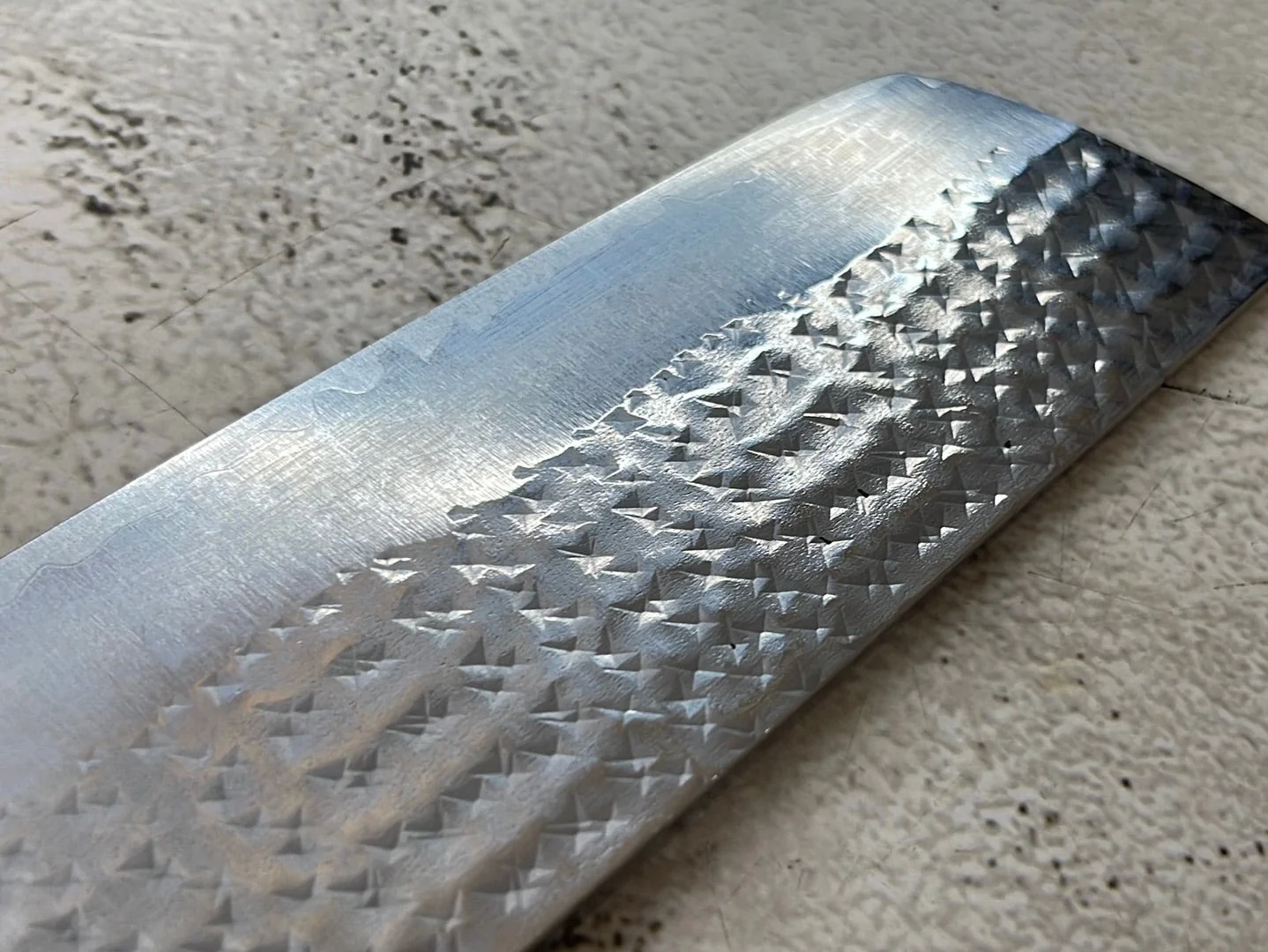 Yu Kurosaki R2(SG2) Hammered SENKO-EI WA RS8H Japanese Nakiri 165mm with Brown-Ring Octagonal Handle - Image 17