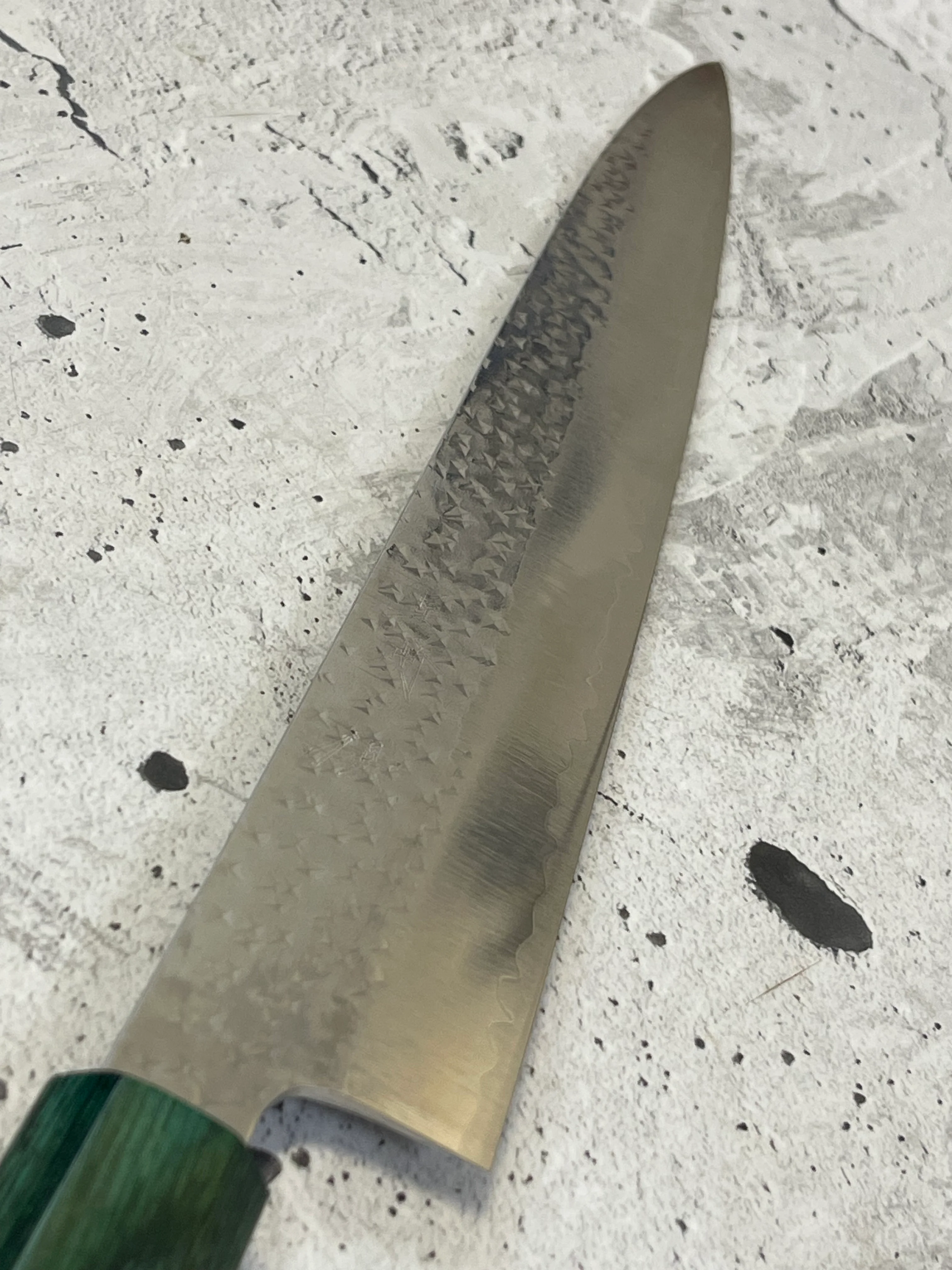 Yu Kurosaki Suji(Sashimi) 270mm with Green-Ring Octagonal Handle - Image 7