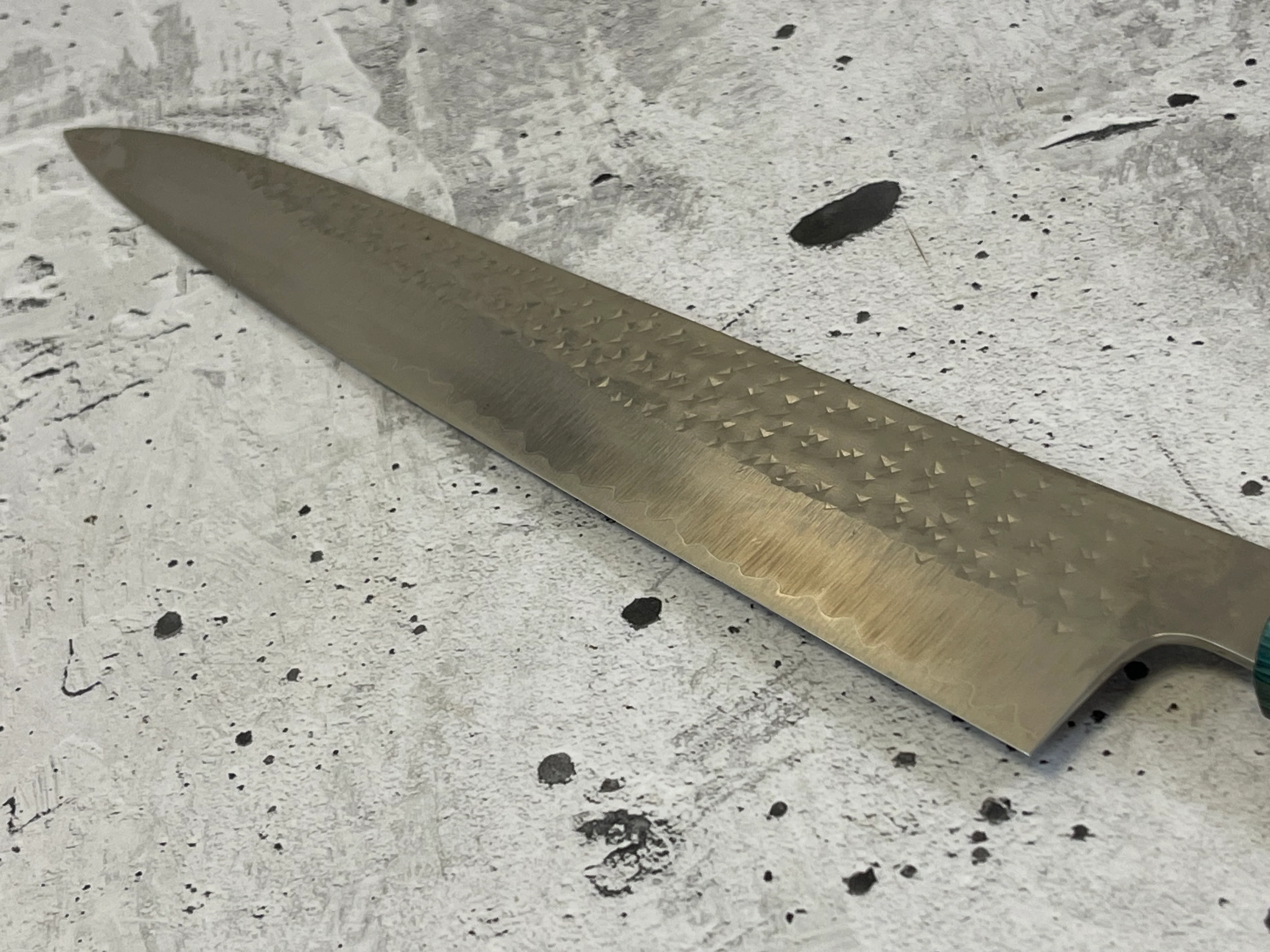 Yu Kurosaki Suji(Sashimi) 270mm with Green-Ring Octagonal Handle - Image 9