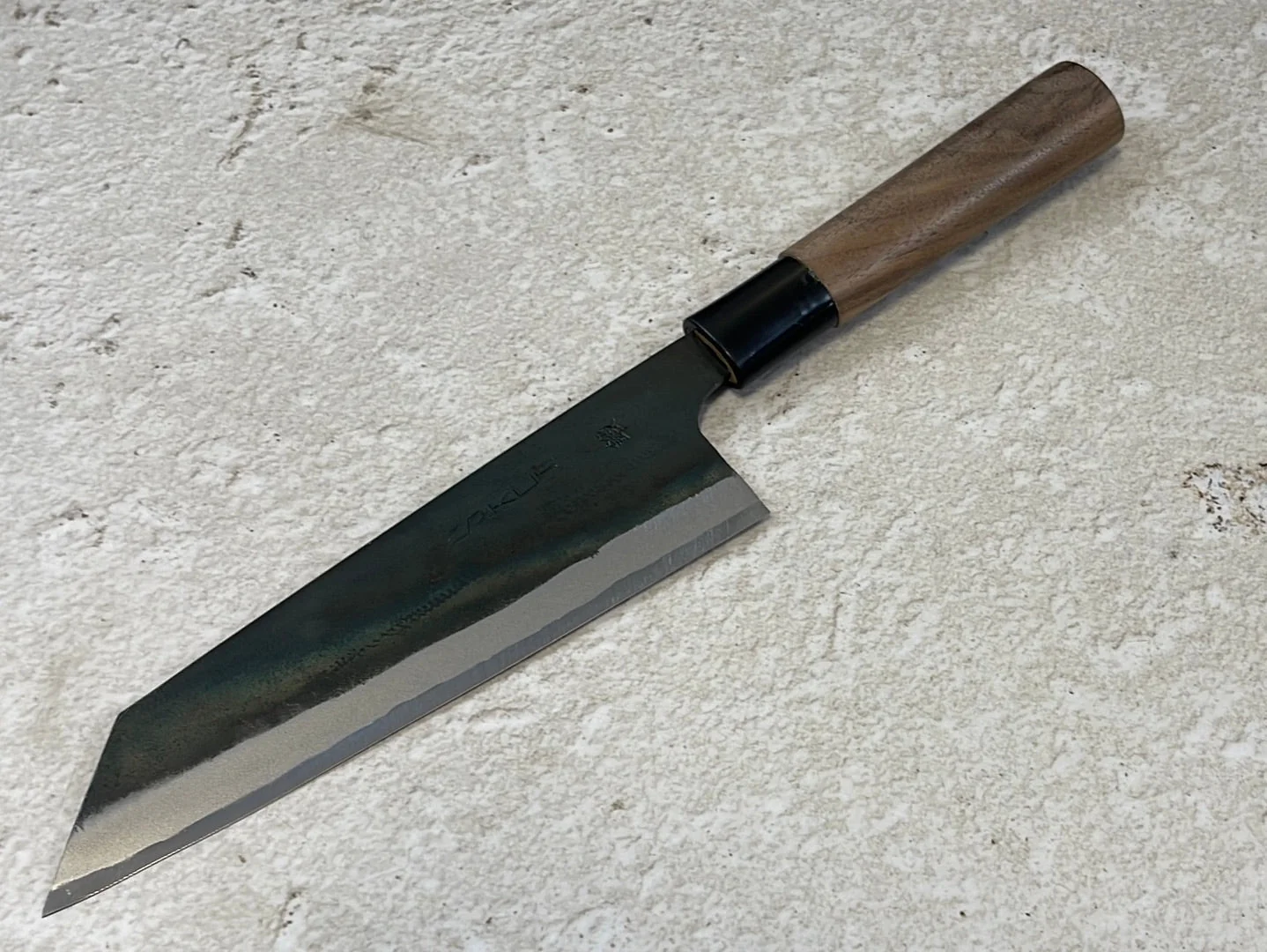 Zakuri Aokami Steel Kuro Bunka Knife 170mm - Made in Tosa 🇯🇵 Japan - Image 4