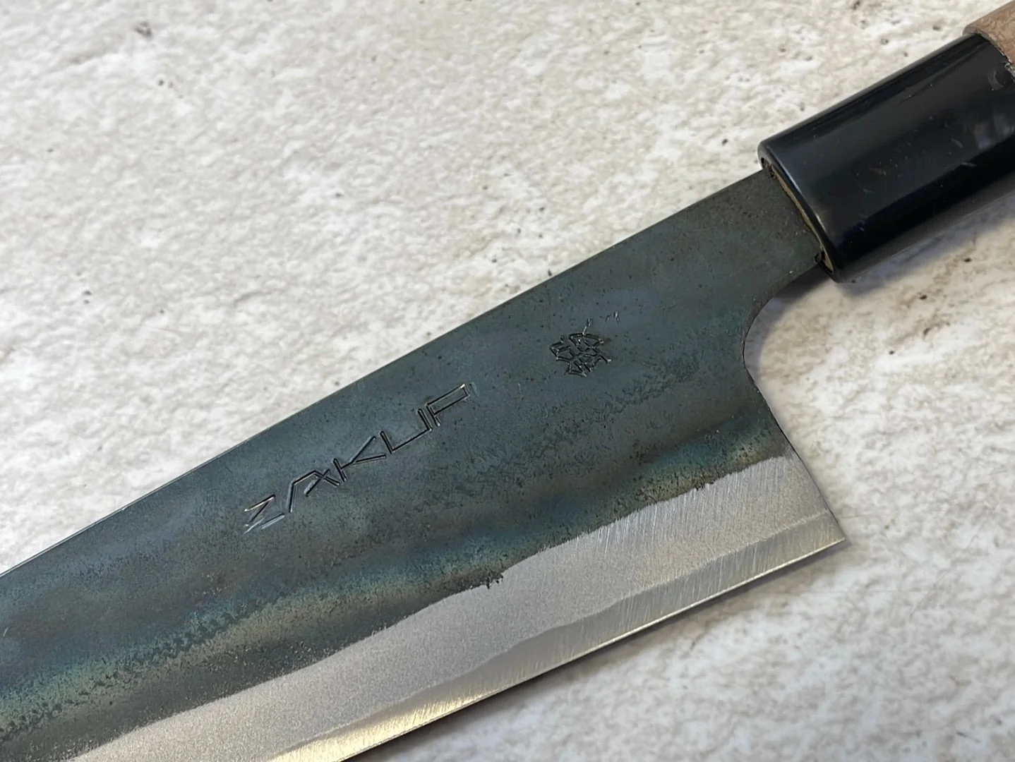 Zakuri Aokami Steel Kuro Bunka Knife 170mm - Made in Tosa 🇯🇵 Japan - Image 6