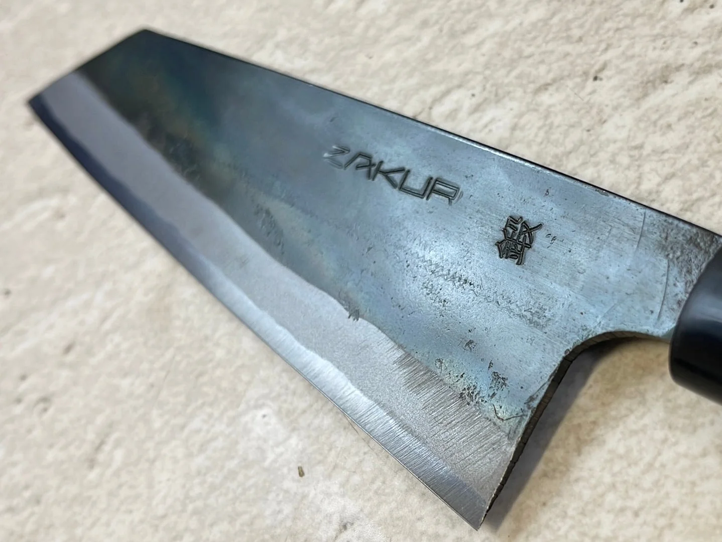 Zakuri Aokami Steel Kuro Bunka Knife 170mm - Made in Tosa 🇯🇵 Japan - Image 7