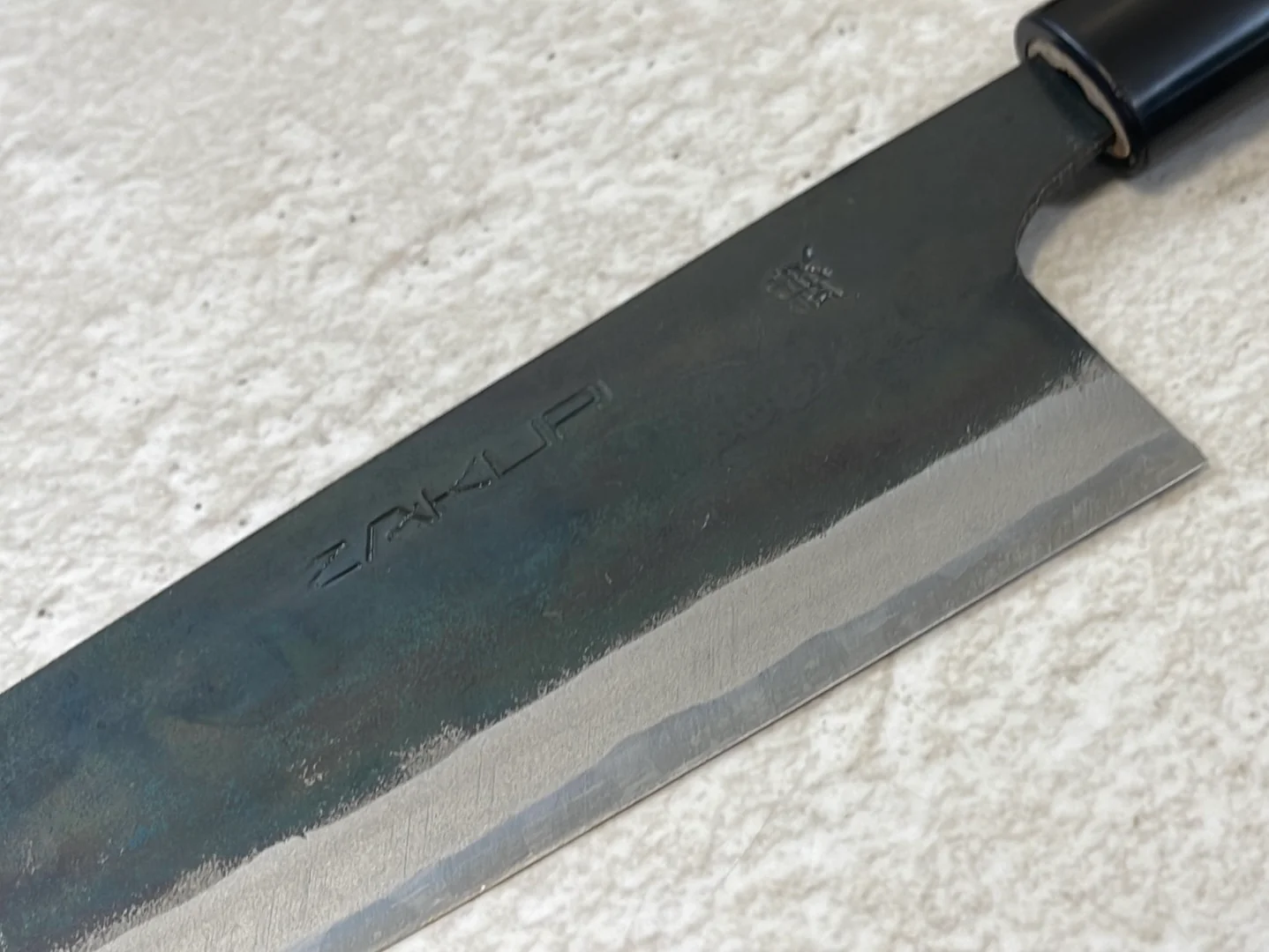 Zakuri Aokami Steel Kuro Gyuto Knife 210mm - Made in Tosa🇯🇵 Japan - Image 4