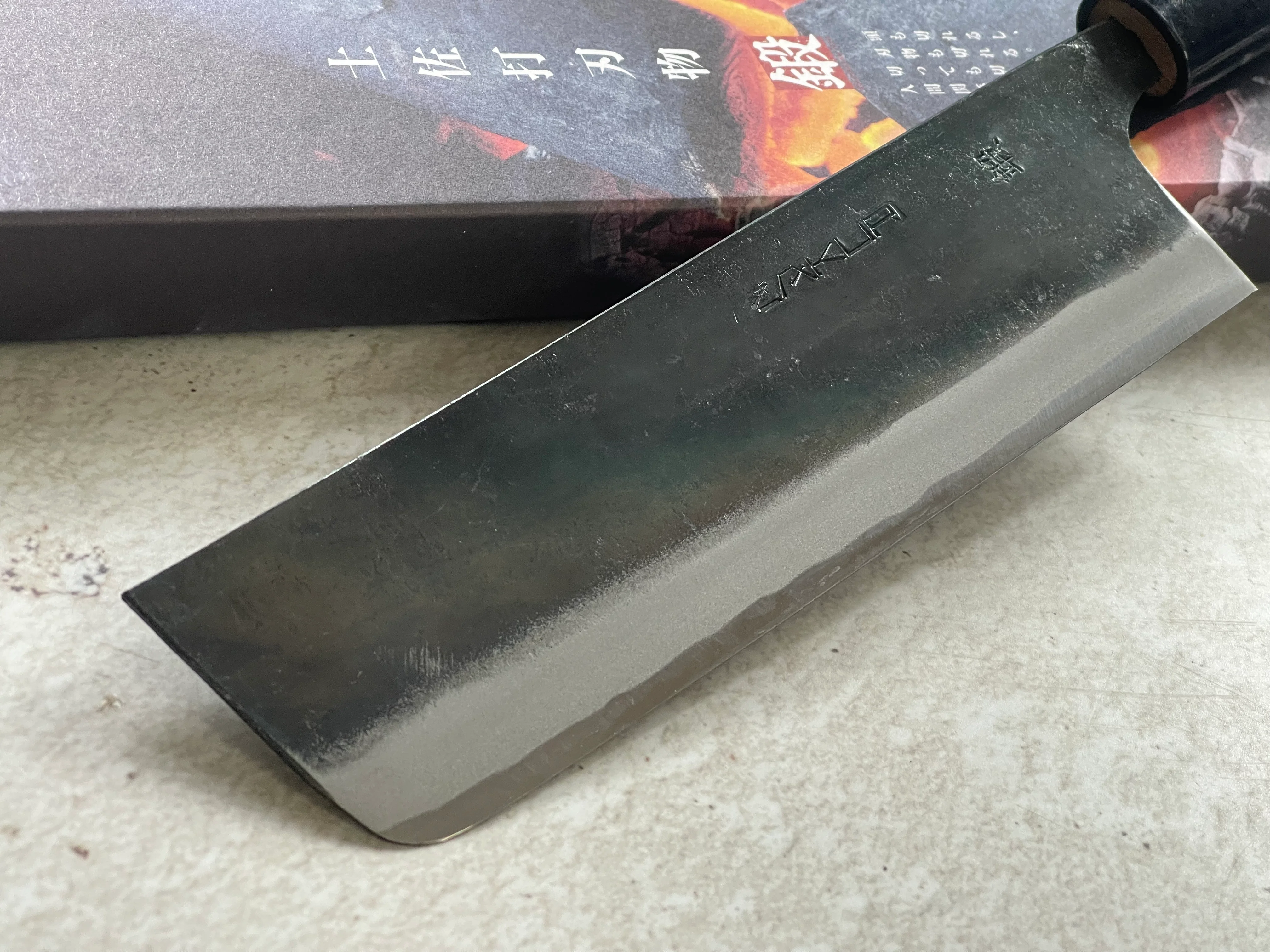 Zakuri Aokami Steel Kuro Nakiri Knife 165mm - Made in Tosa 🇯🇵 Japan - Image 5