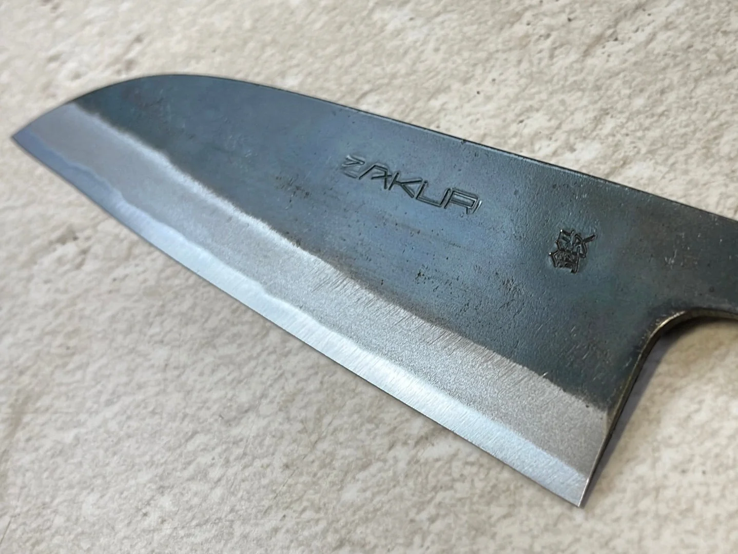 Zakuri Aokami Steel Kuro Santoku Knife 165mm - Made in Tosa 🇯🇵 Japan - Image 5