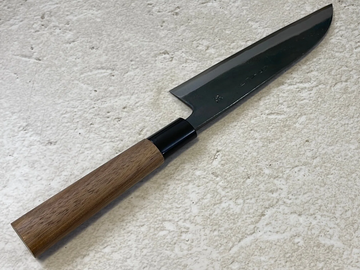 Zakuri Aokami Steel Kuro Santoku Knife 165mm - Made in Tosa 🇯🇵 Japan - Image 7