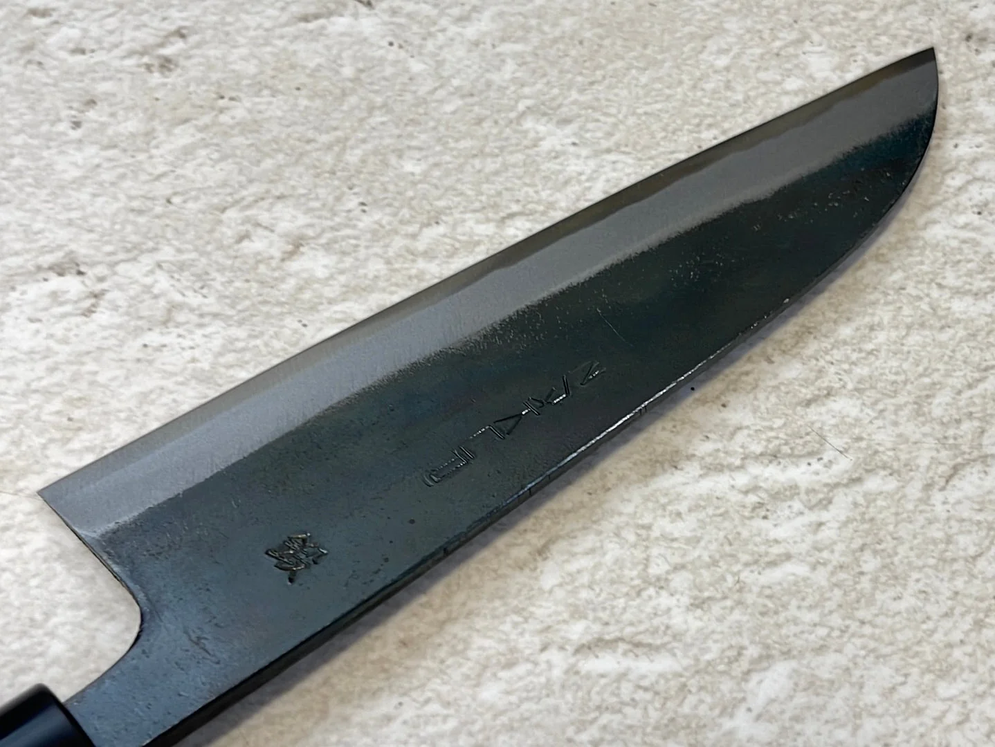 Zakuri Aokami Steel Kuro Santoku Knife 165mm - Made in Tosa 🇯🇵 Japan - Image 8